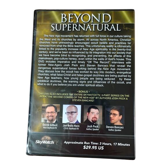 Beyond Supernatural Off the Record New Age Movement Church Deception DVD New - Picture 2 of 7